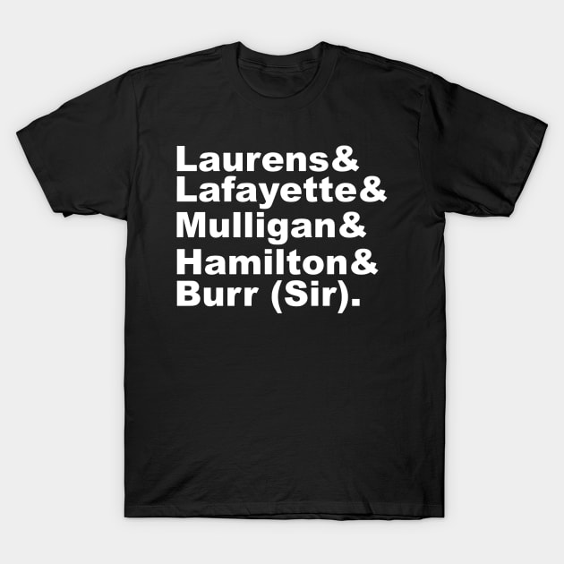 hercules mulligan T-Shirt by Thinkerman